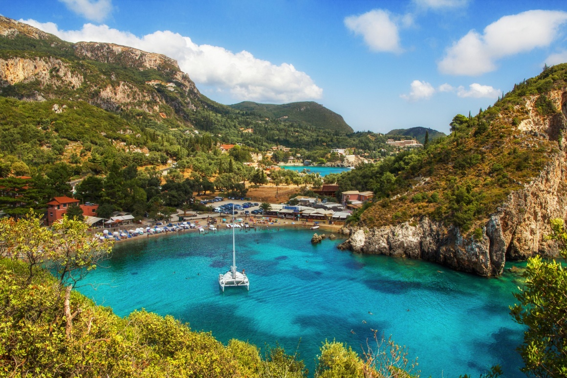 'Paleokastritsa bay, Corfu, Greece' - Κέρκυρα