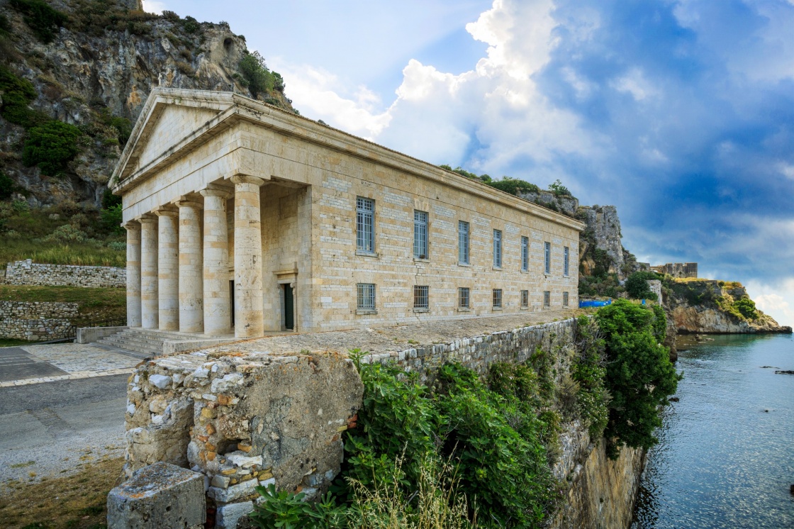 'Old byzantine fortress on the Greek island of Corfu (Kerkyra)' - Κέρκυρα